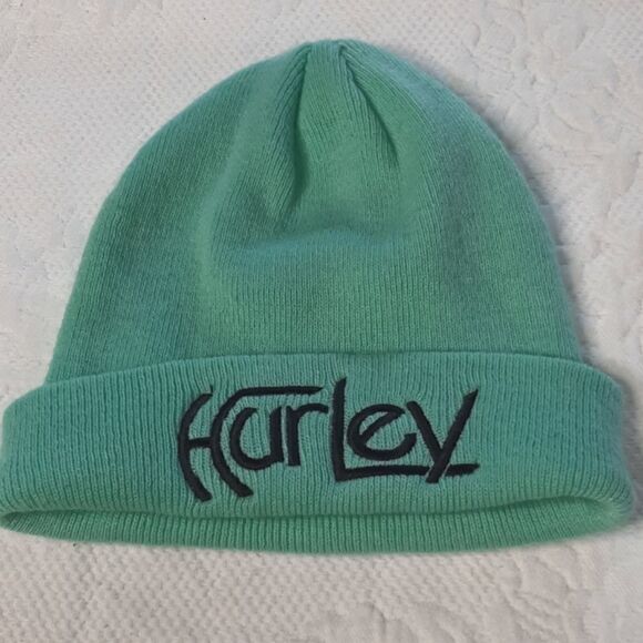 Hurley Pastel sea foam Green Warm Hat - Picture 1 of 5